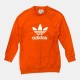 Adidas Originals Trefoil Πορτοκαλί Φούτερ | Pre Owned